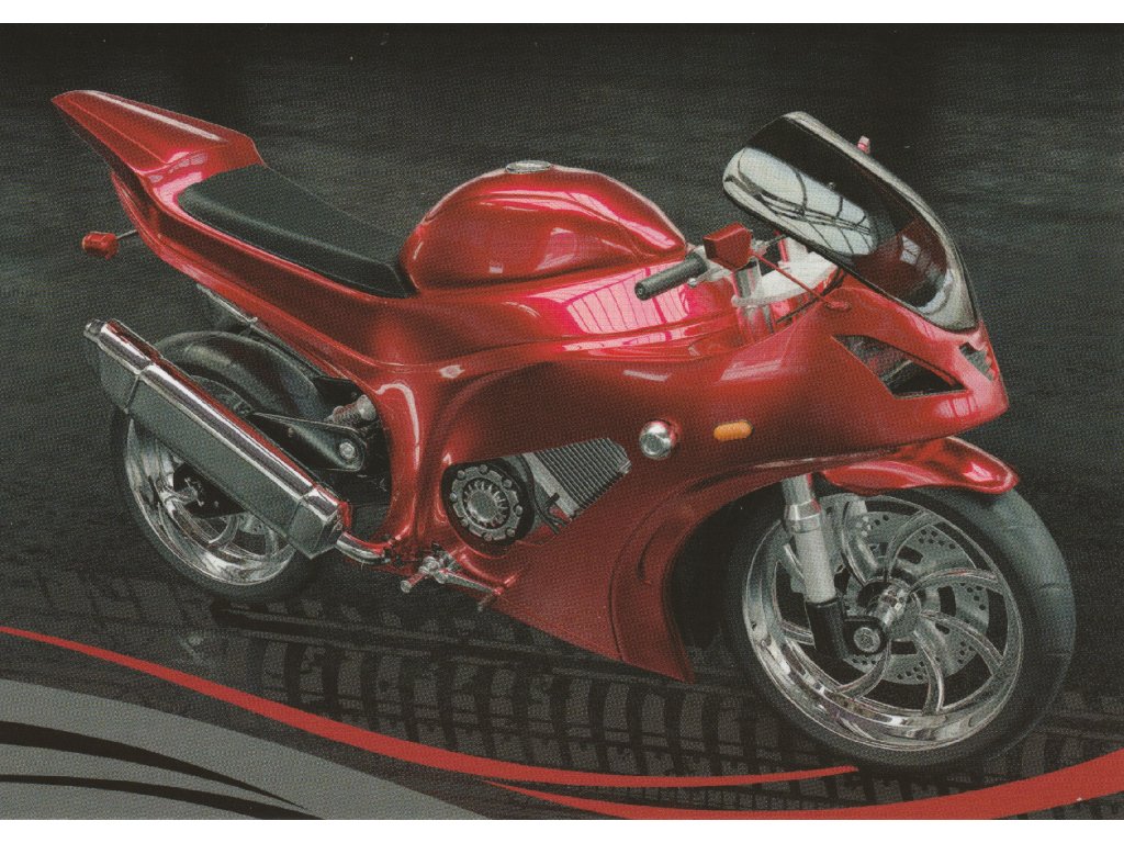 10083 pohlednice moderni motorka 1